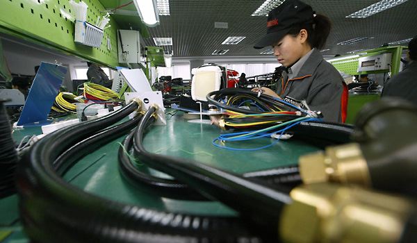 Évtizedes csúcsra erősödött a kínai feldolgozóipar teljesítménye