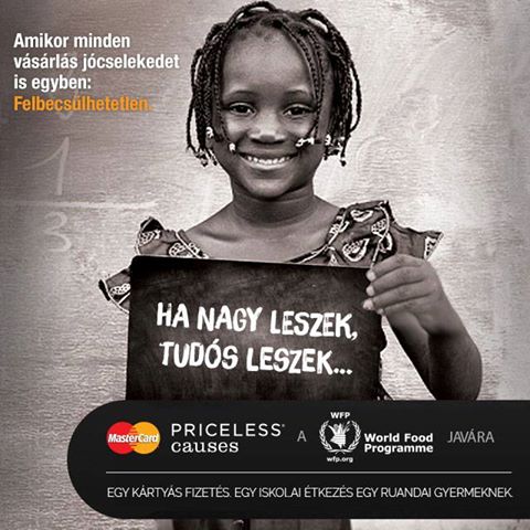 Újabb nagyszabású kampány az éhezés ellen a Mastercardtól