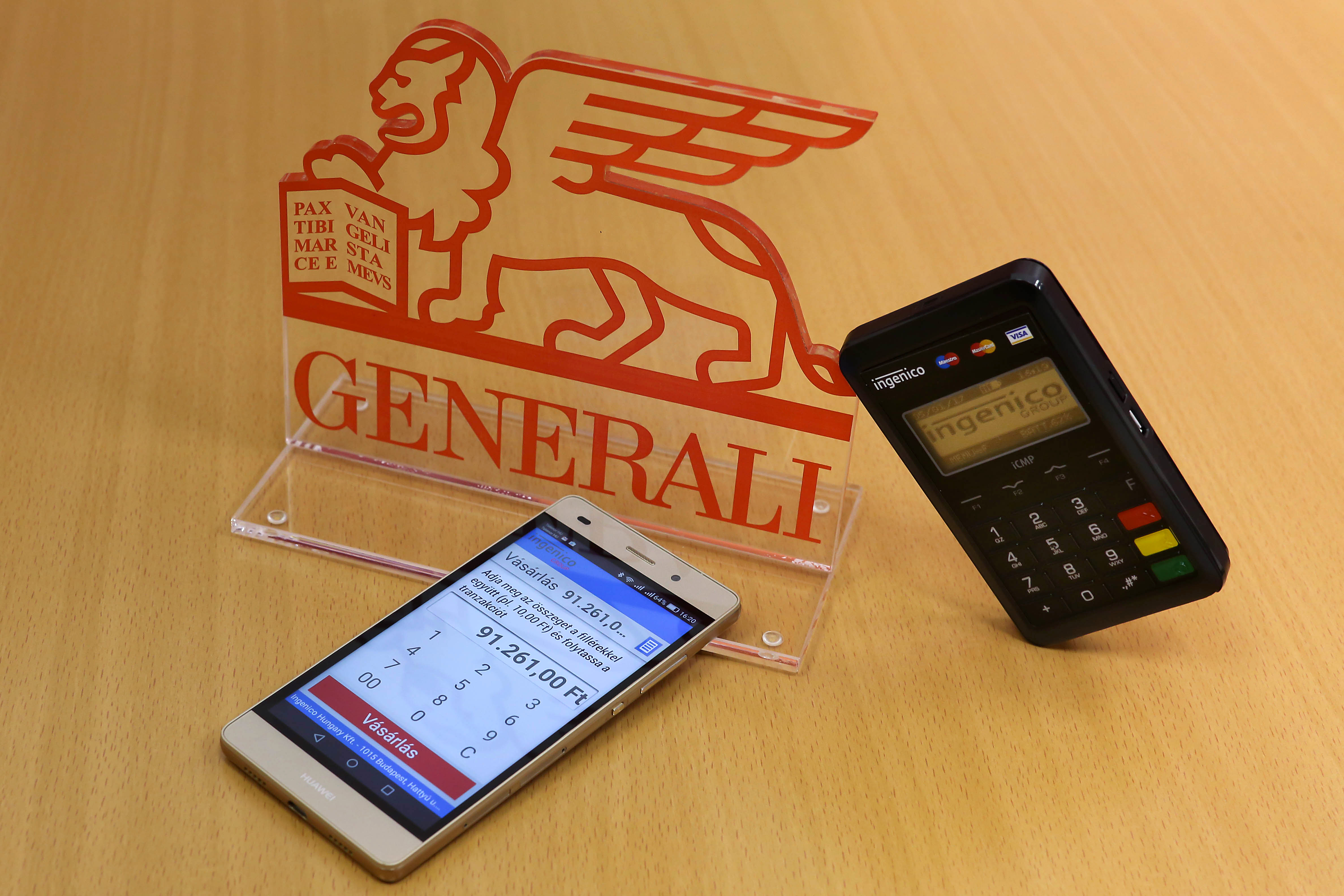 Ingenico mobil fizetési terminálokkal látja el tanácsadóit a Generali Biztosító  