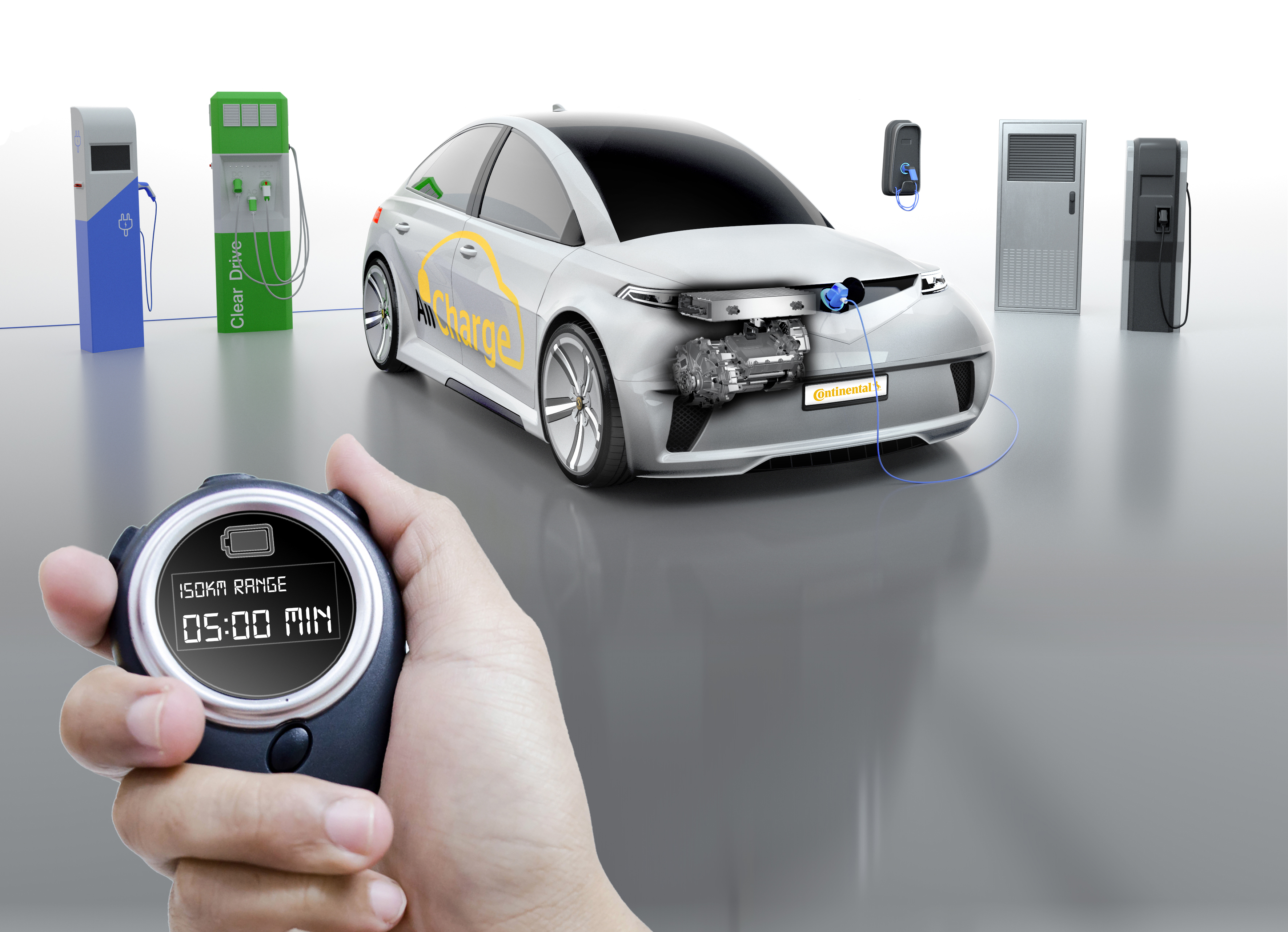 A Continental automatizálja az elektromos autók töltését 