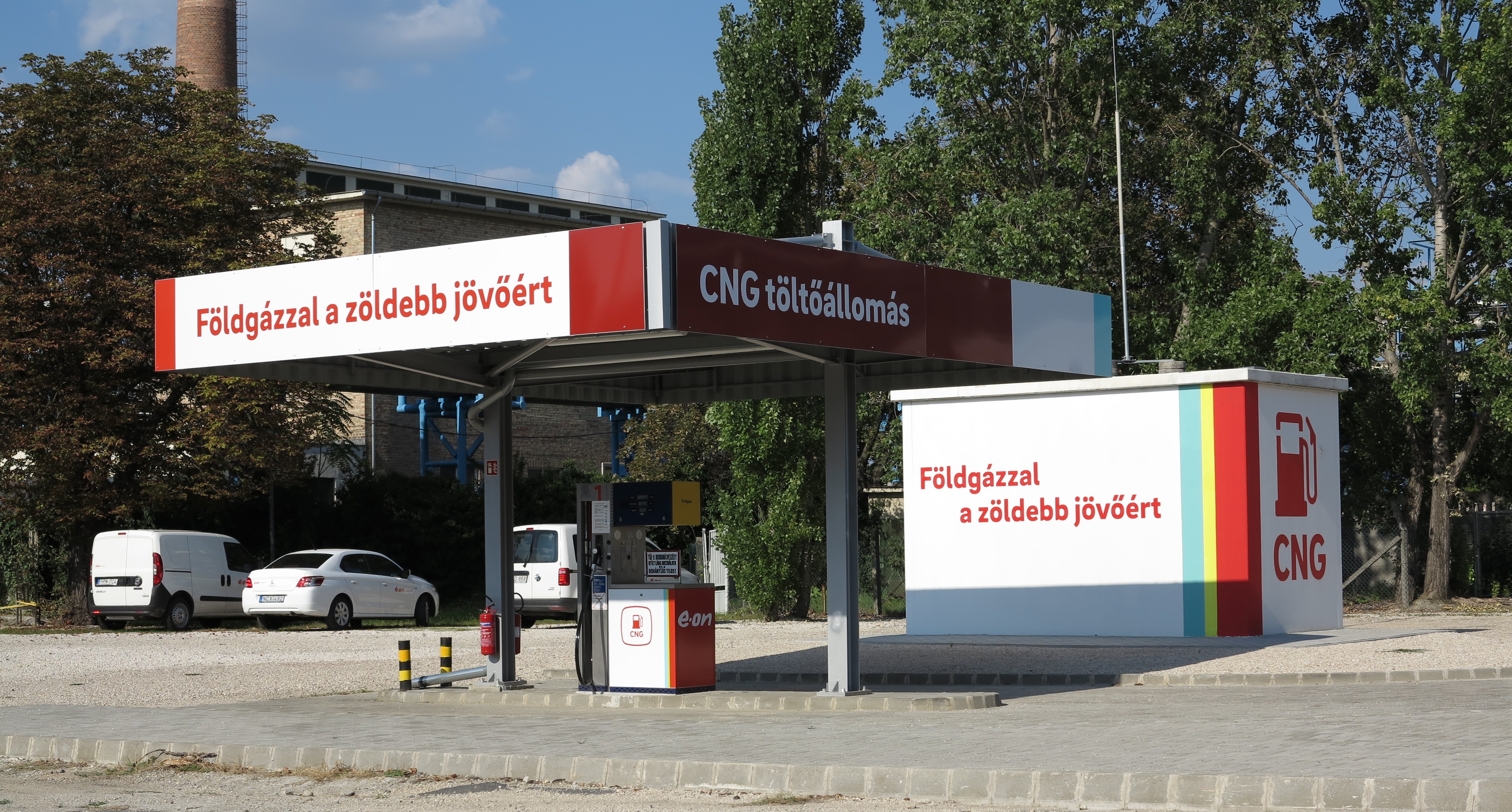 CNG-töltőállomást telepített Székesfehérváron az E.ON