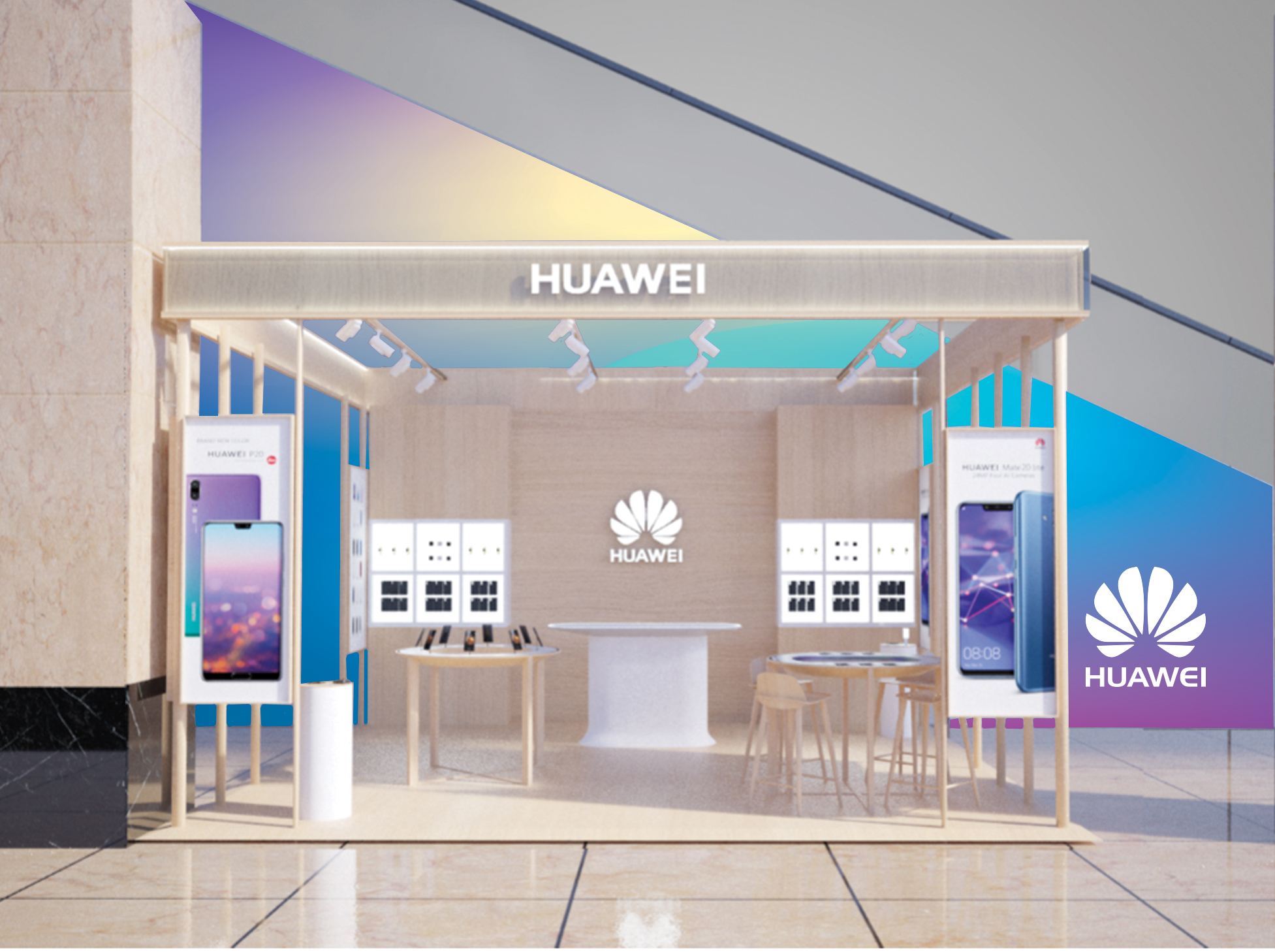 Megnyitja első magyar Pop-Up üzletét a Huawei