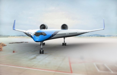 Flying-V: A KLM és a TU Delft összefog a légi közlekedés fenntarthatóbbá tételéért