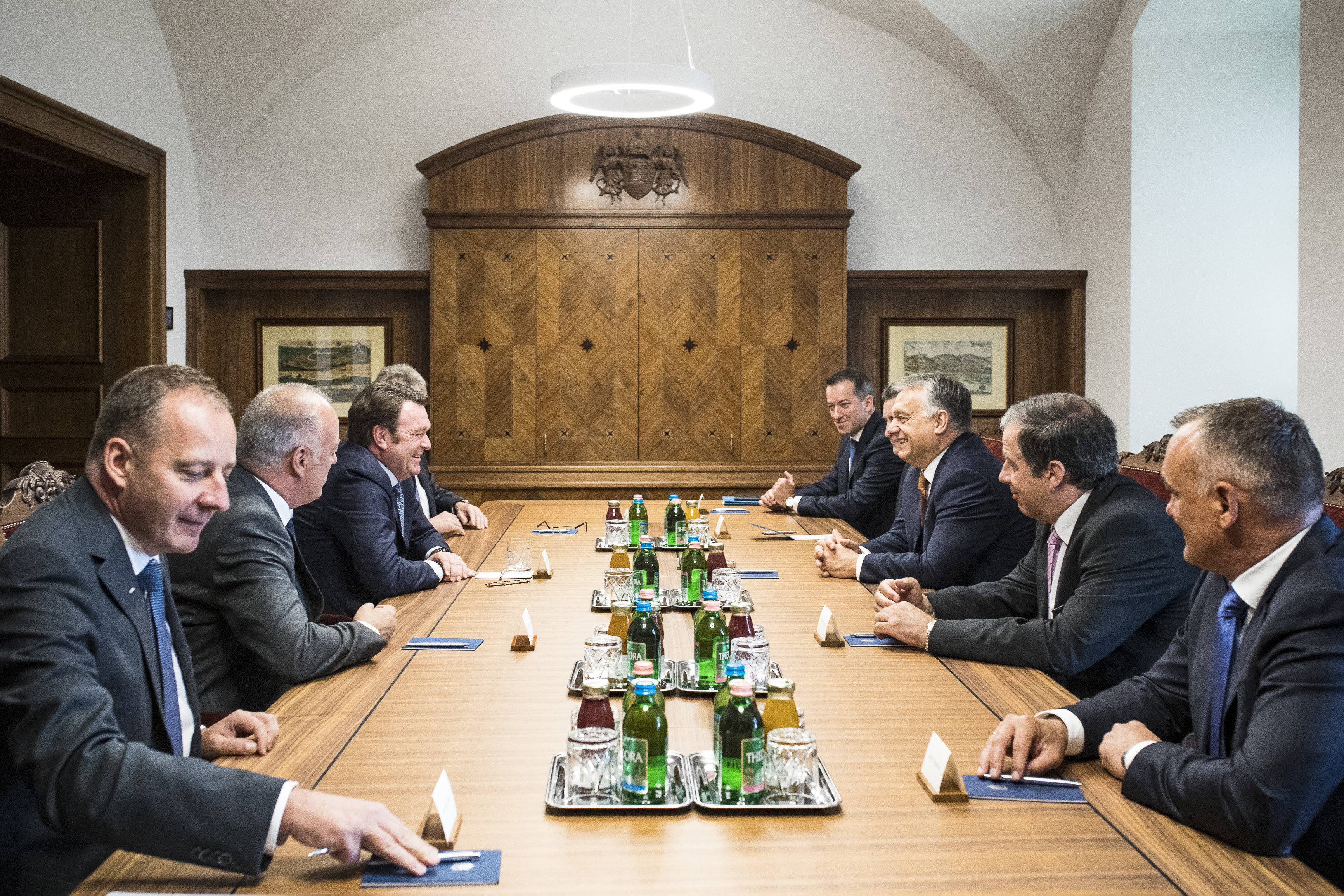 Orbán Viktor az Audi igazgatótanácsának elnökével tárgyalt