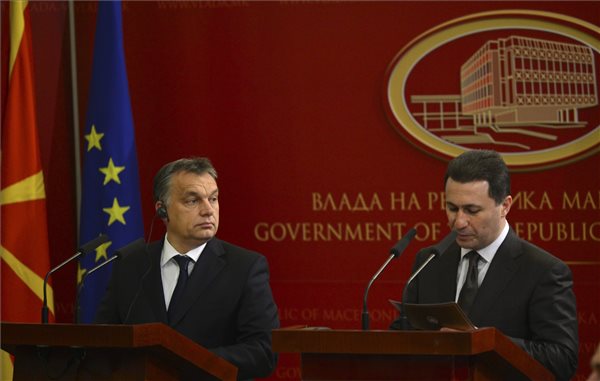 Orbán Szkopjéban: új növekedési pályára állt a magyar gazdaság