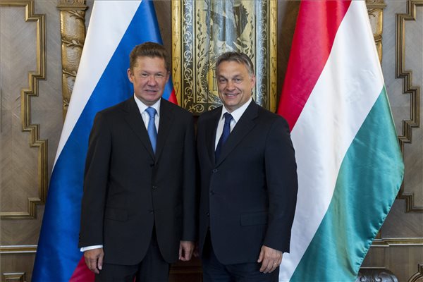 Orbán a Gazprom elnökével tárgyalt