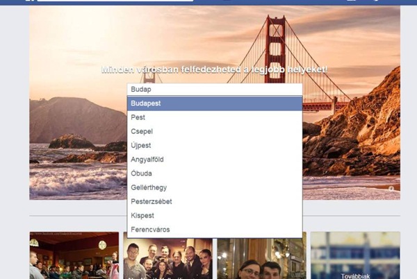 Itt a Facebook új szolgáltatása a Facebook Places!