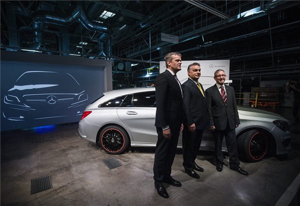 Megkezdték az új Mercedes CLA Shooting Brake gyártását Kecskeméten