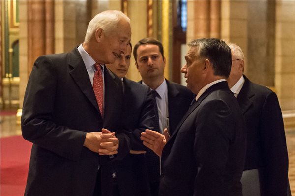 Orbán Viktor fogadta Liechtenstein hercegét