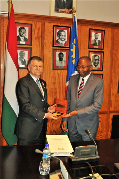 Namíbiában járt Kövér László