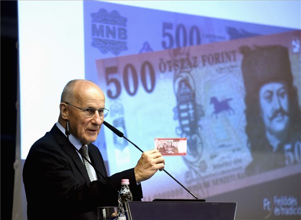 Jön az új 500 forintos bankjegy