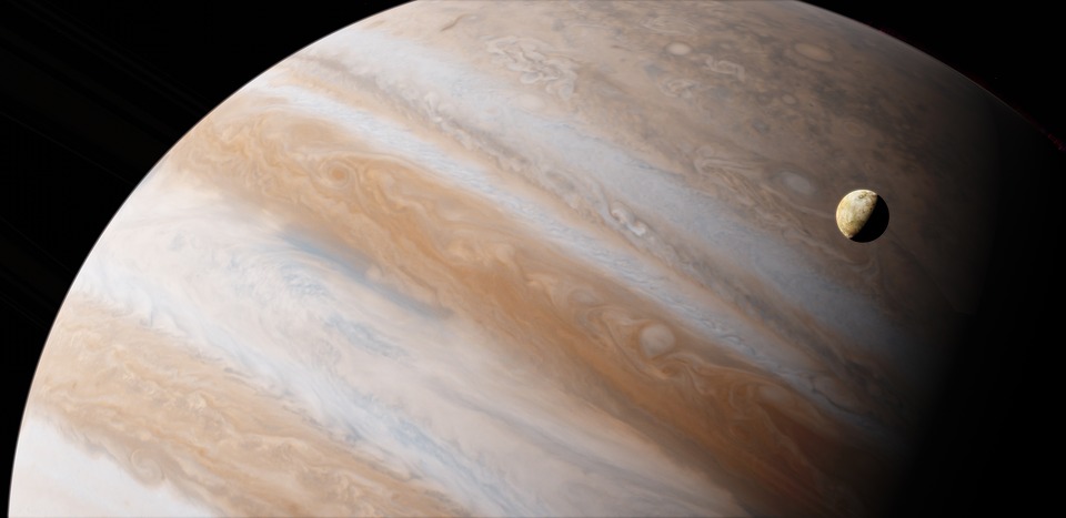 Látványos kép készült a Jupiter viharairól