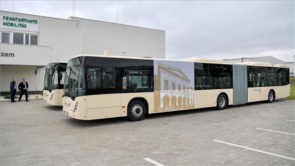 Megérkeztek az első új MAN autóbuszok Veszprémbe