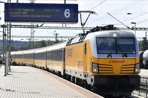 Elindult a RegioJet vasúti járata a Prága-Brünn-Bécs-Budapest útirányon