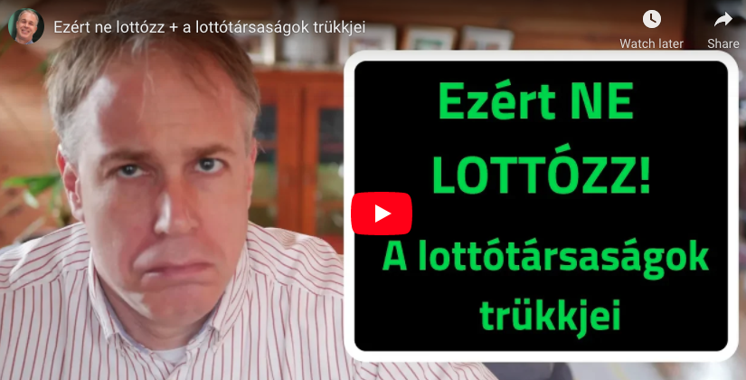 Ezért ne lottózz! Mutatjuk miért kidobott pénz amit lottóra költesz