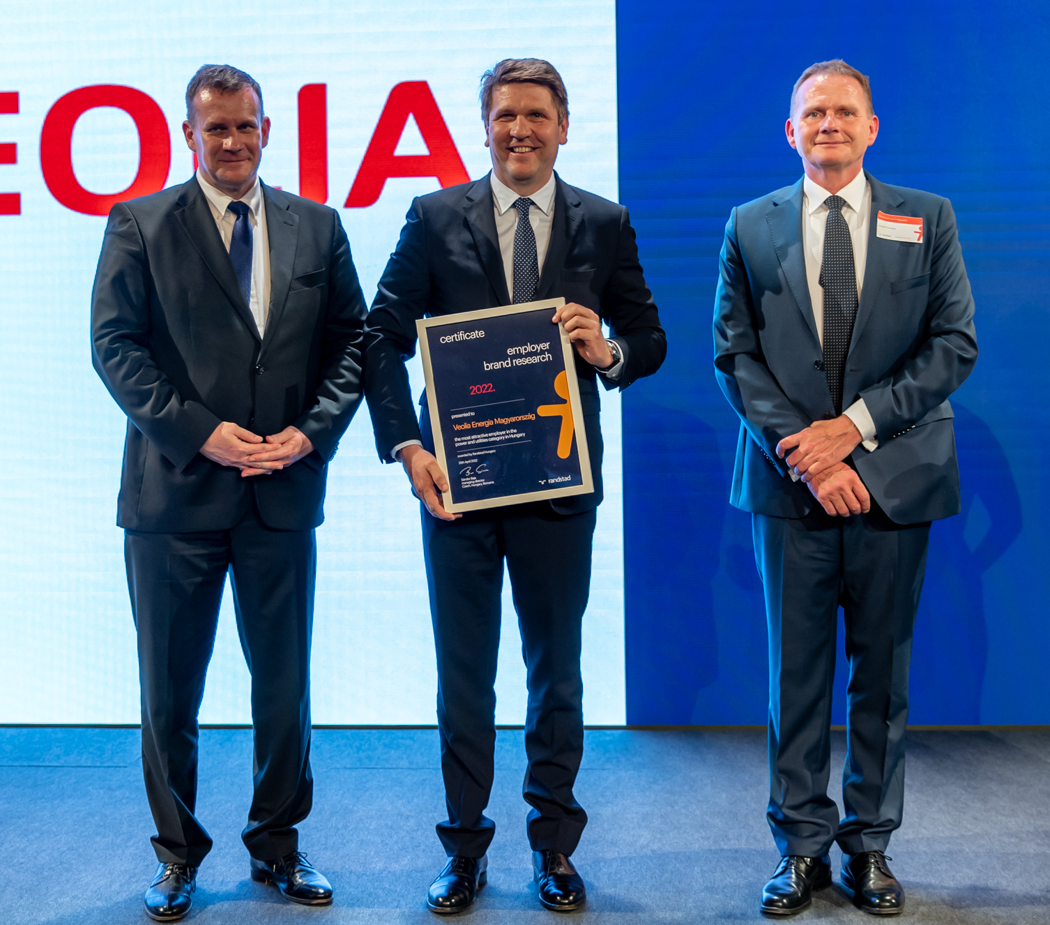 A Veolia Magyarország lett az év egyik legvonzóbb munkahelye