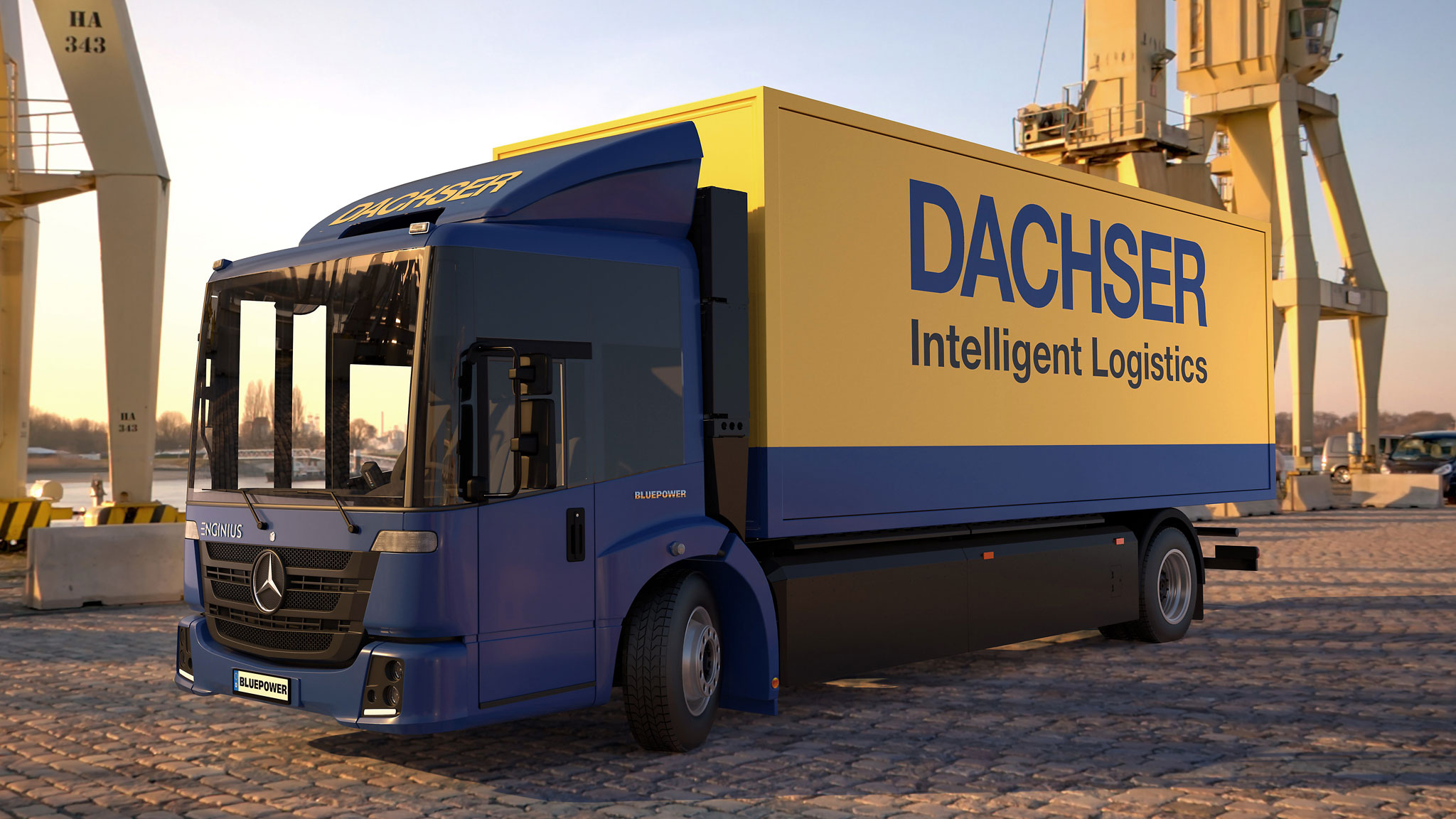 A Dachser üzembe helyezi első hidrogén üzemanyagcellás tehergépkocsiját