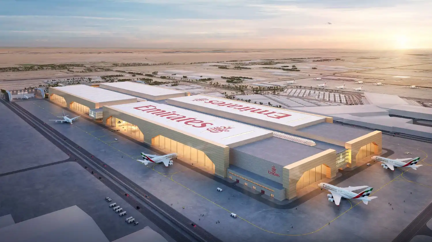 Egymillió négyzetméter 950 millió dollárért - Az Emirates új műszaki bázis építését jelentette be