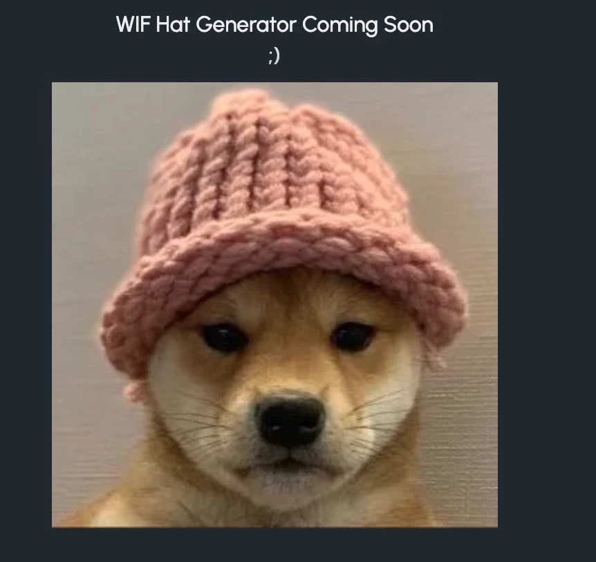 WIF hat generator