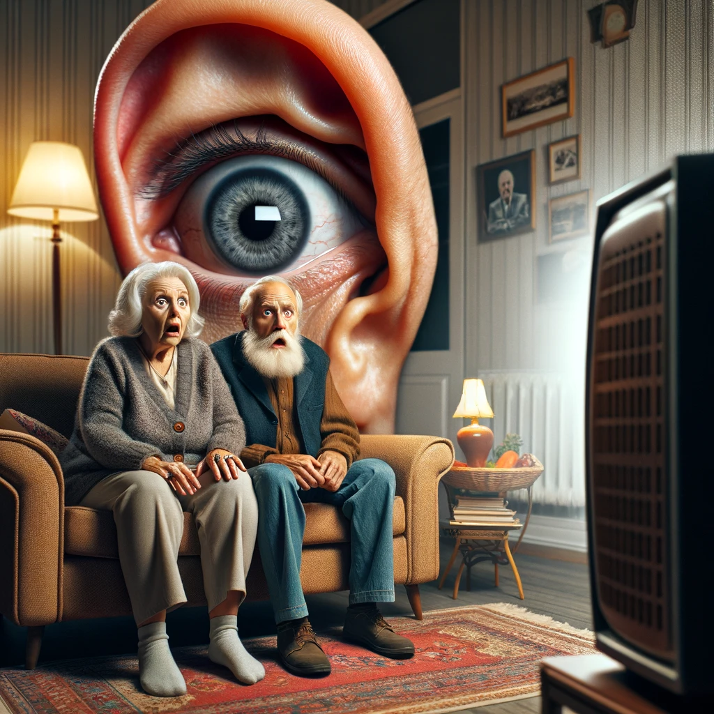nyugdíjasok akiket lehallgatnak a TV-ből