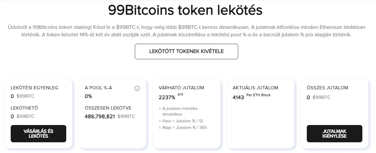 99bitcoin kripto előértékesítés