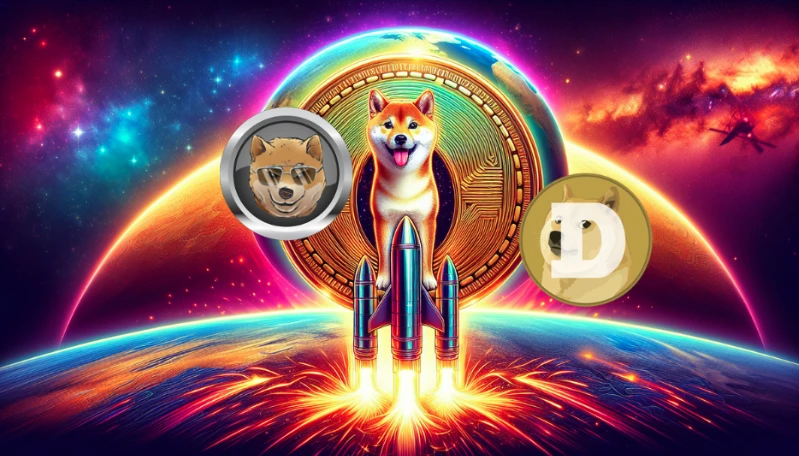 A Dogecoin és a Shiba Inu vezetik a mémcoin piacot, de a Dogen robbanásszerű előértékesítése vonzza a figyelmet