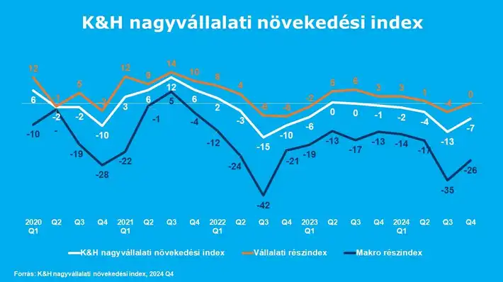 nagyvállalati növekedési index