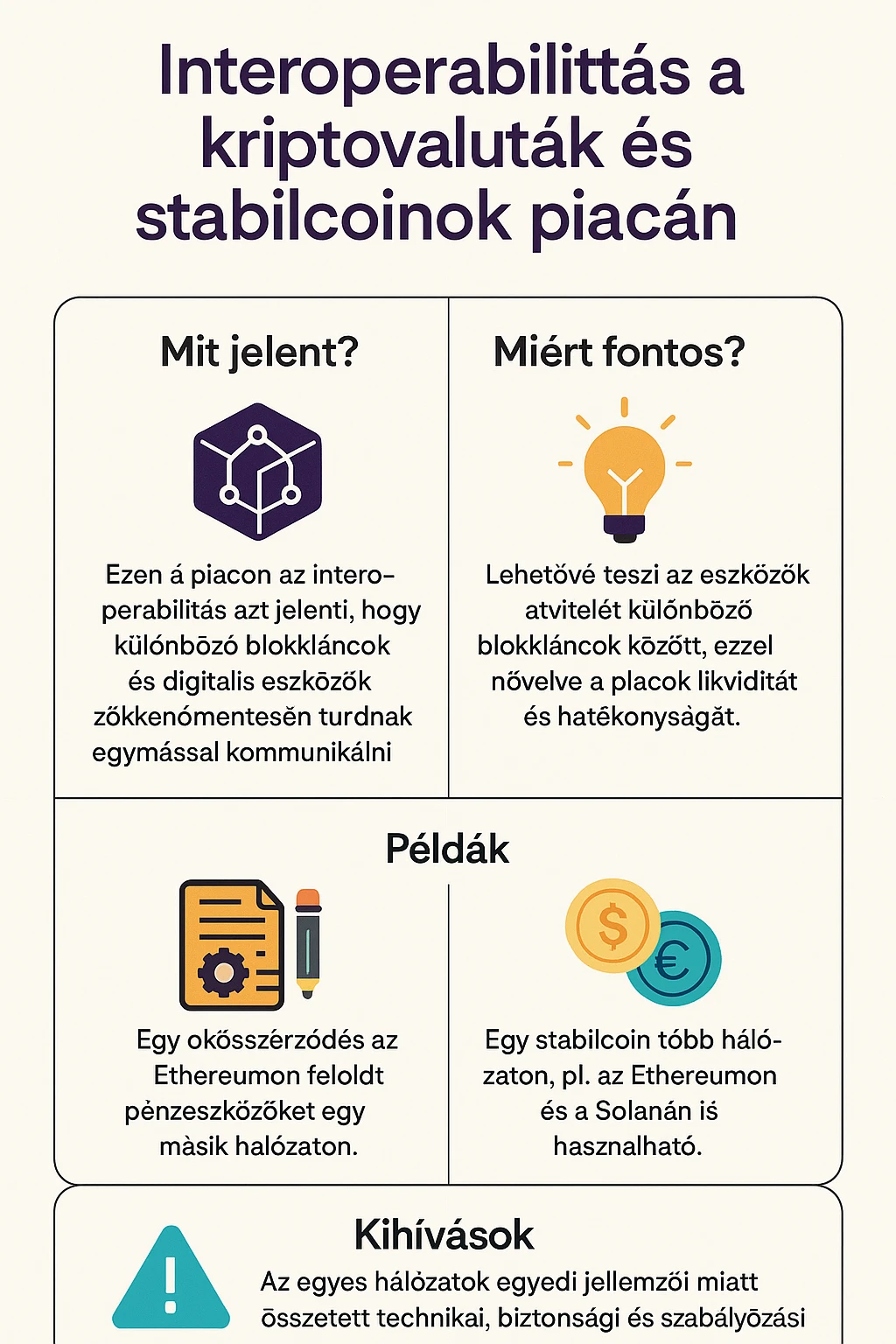 interoperabilitás jelentése a kriptovaluta piacokon