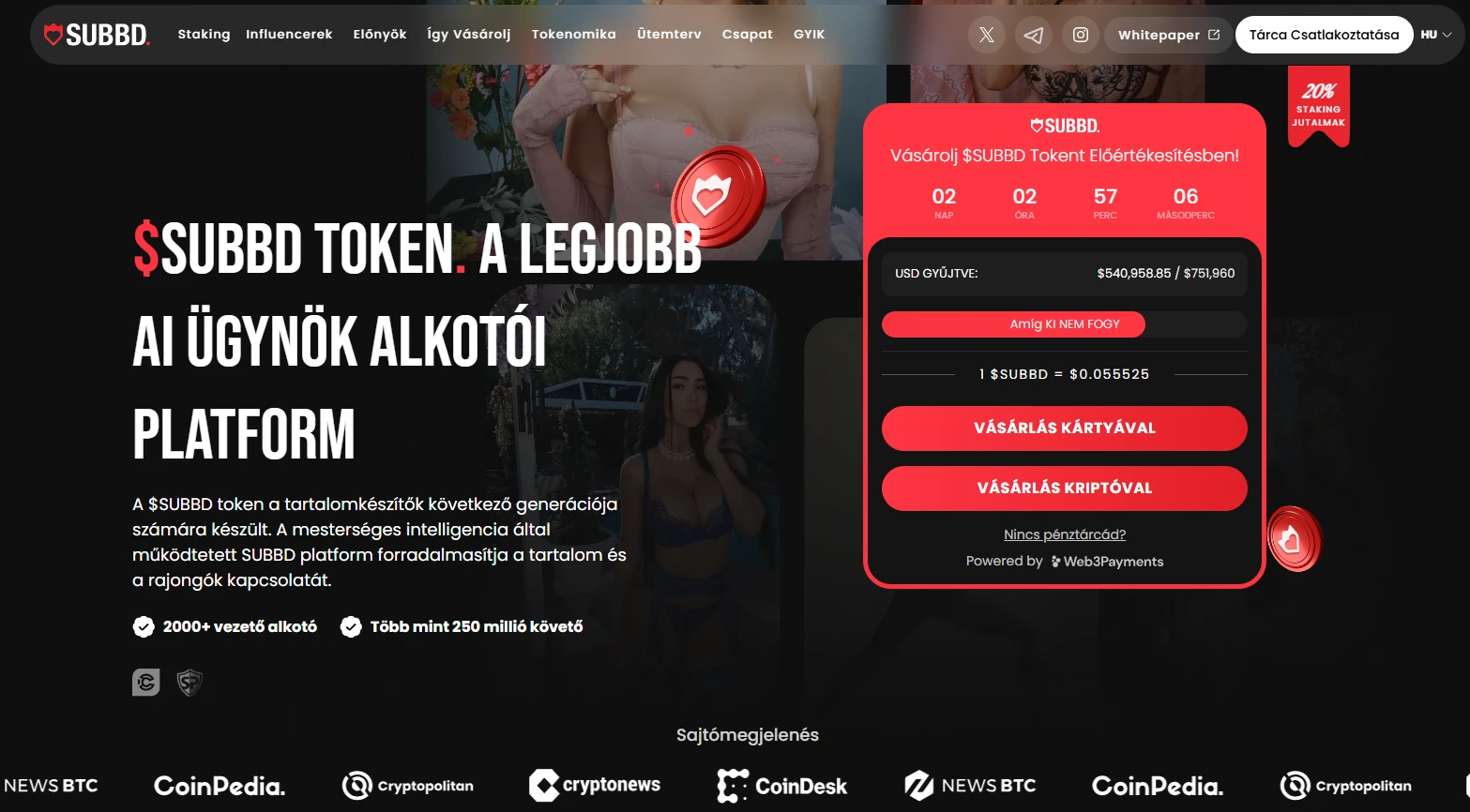 SuBBd kriptovaluta token