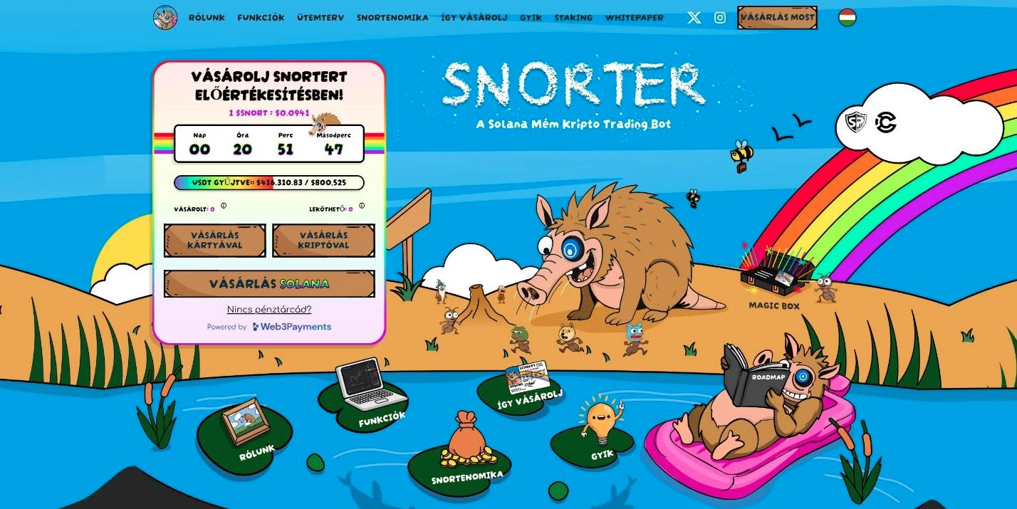 A Snorter előértékesítése már 400 ezer felett!