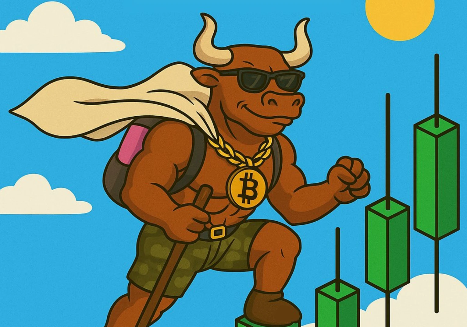 A Bitcoin rövid ralija alatt a BTC Bull Token átlépte a 7 milliót