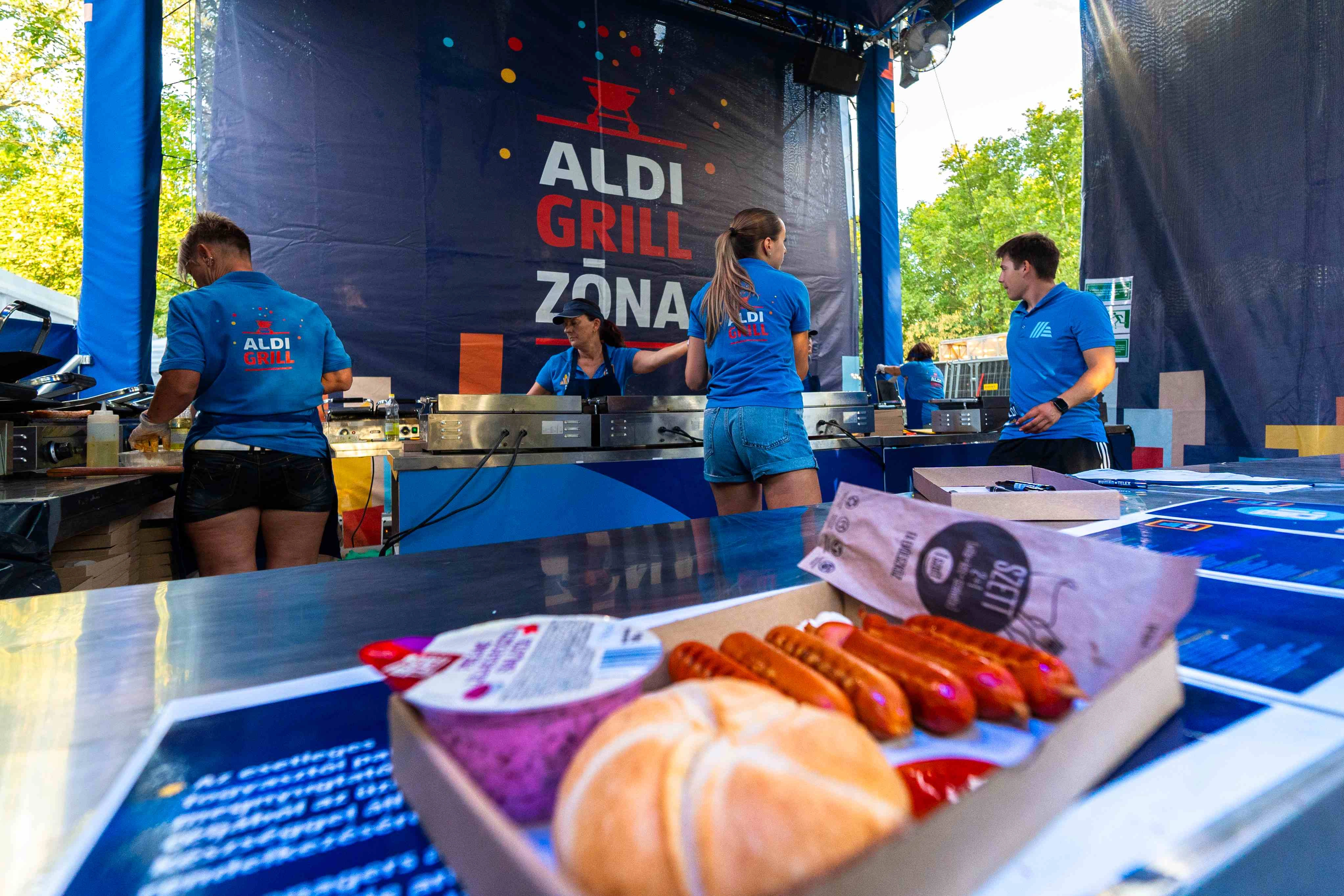Megbízhatóan olcsó a Szigeten: új helyen várja az ALDI üzlet és Grill Zóna a fesztiválon