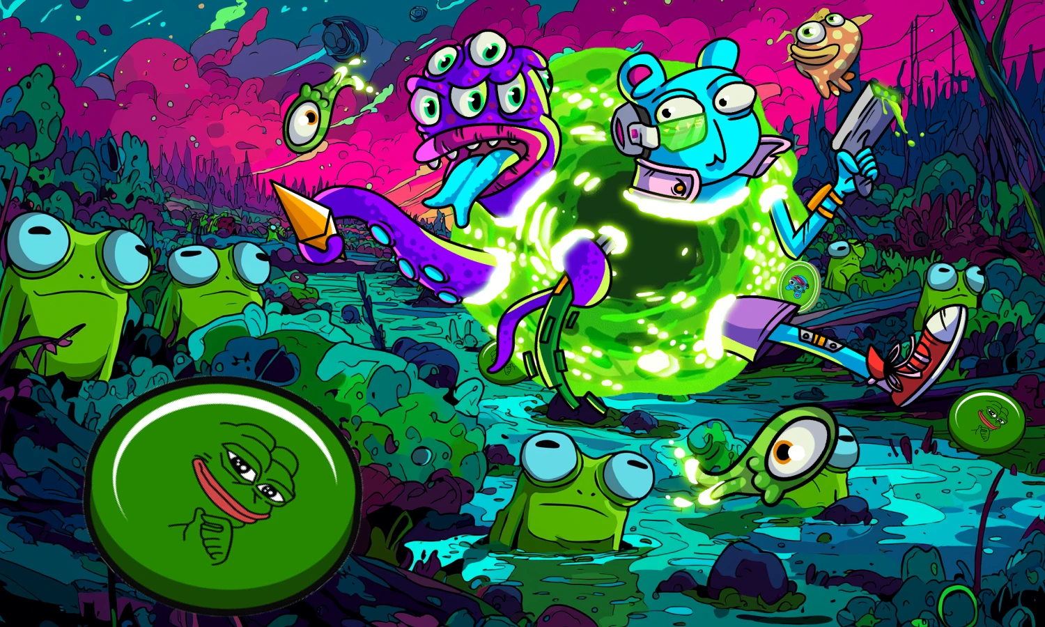 Pepe Coin vs Layer Brett: Ennyit érhetne egy 250 dolláros befektetés, ha az Ethereum ára eléri a 10.000 dollár