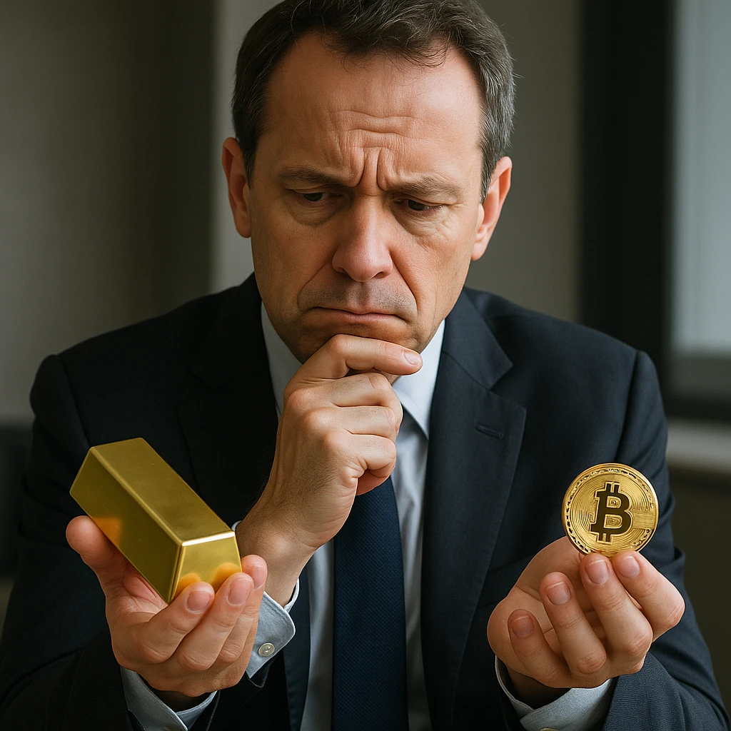 A Bitcoin ára 110 ezer dolláron billeg, miközben az arany új csúcsra tör