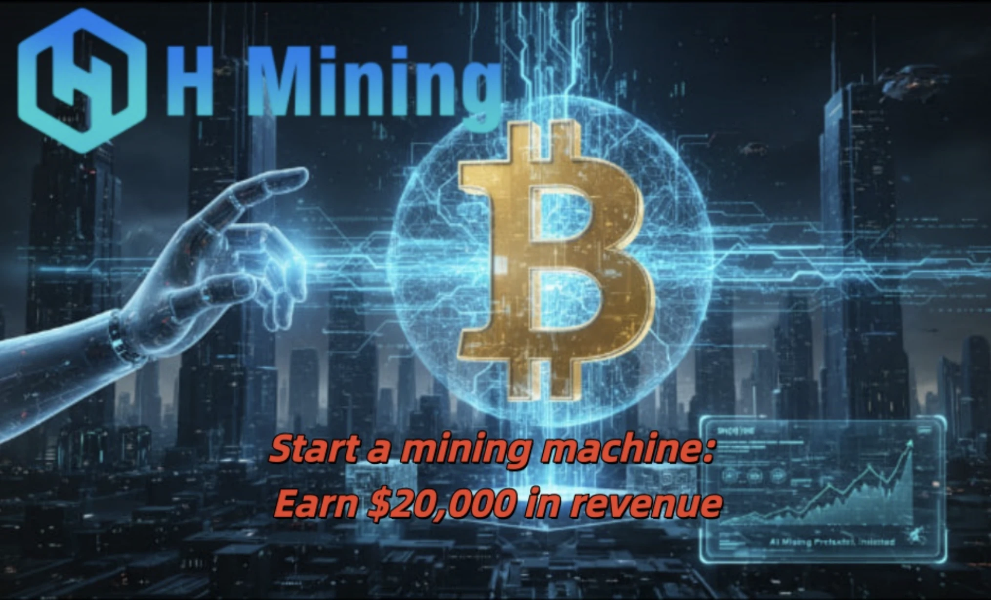 Az H Mining felhőbányászati havi hozama meghaladhatja a 120%-ot – Befektetők özönlenek a platformra
