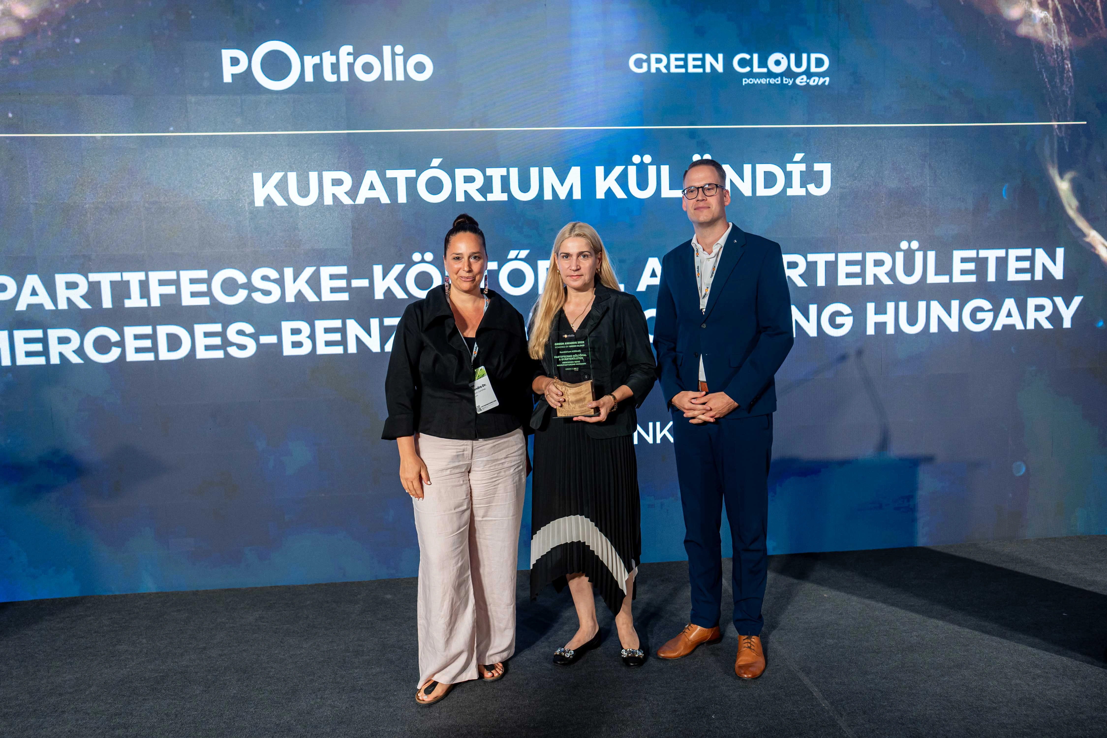 Két díjjal is jutalmazták a kecskeméti Mercedes-Benz Gyár környezetvédelmi projektjé