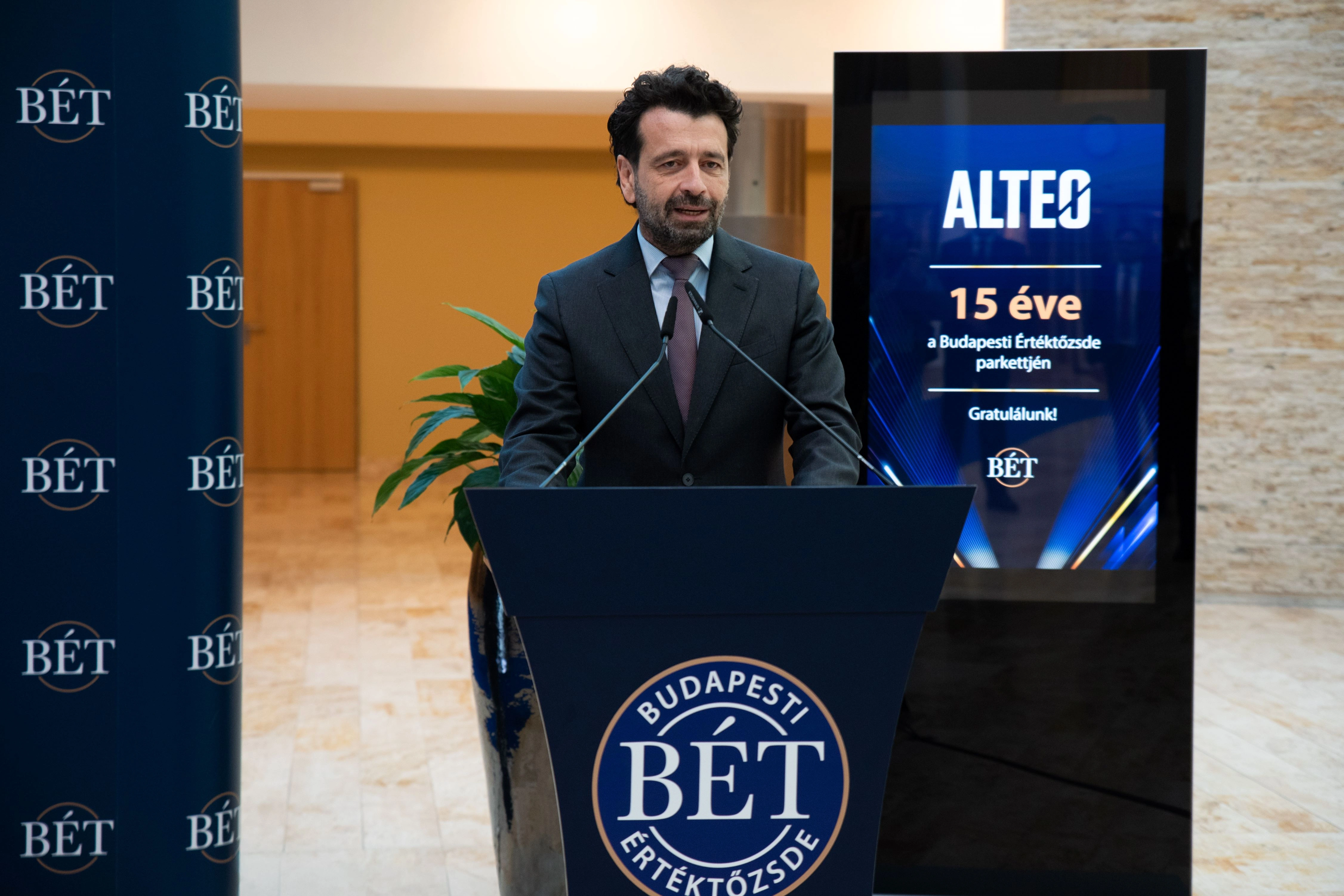 Tizenöt éve a BÉT-en az ALTEO Nyrt.