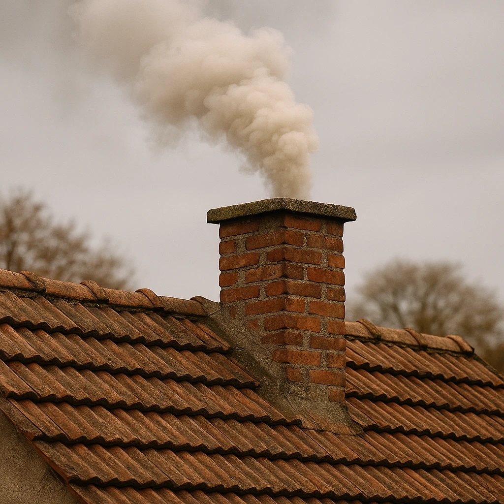 füstölő kémény