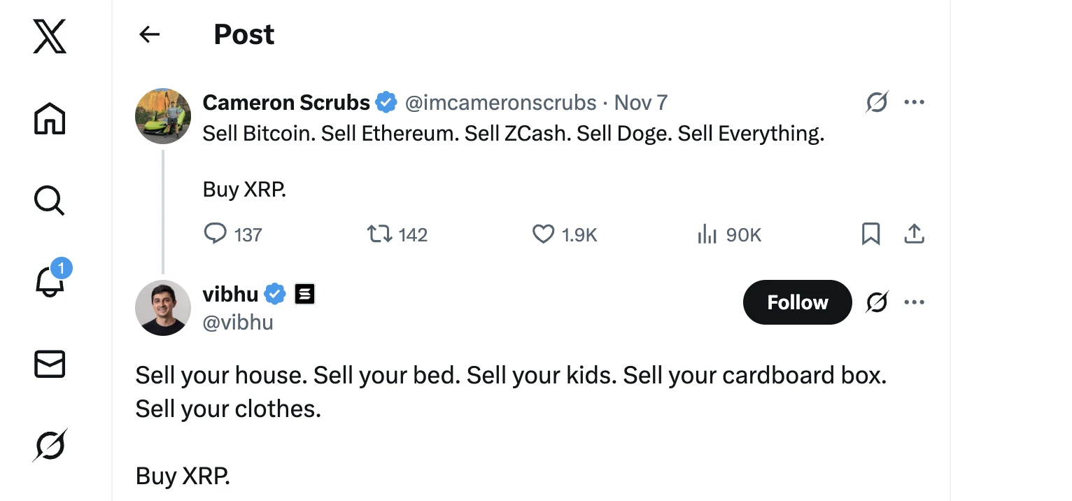 @vibhu Solana kommentje, kriptovaluta friss hírek SOL hírek