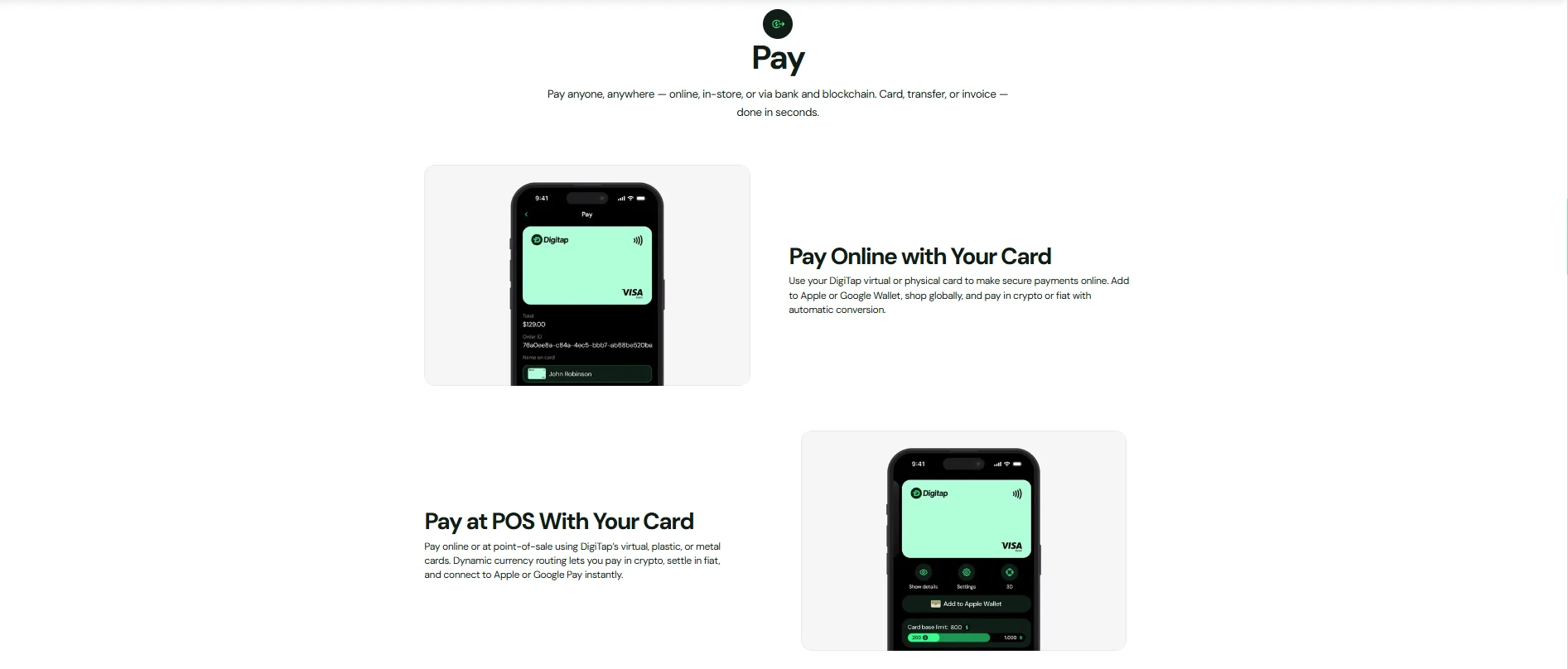 Digitap kripto előértékesítés