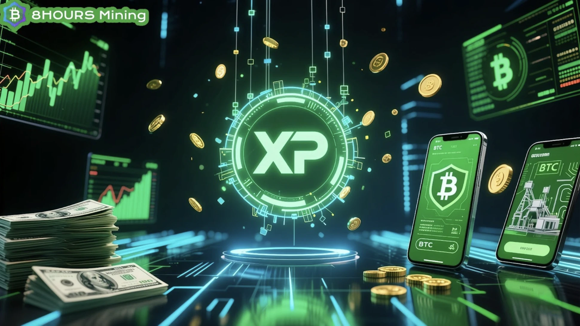 A kriptopiac volatilitása kilőtt: Befektetők ezrei keresnek stabilitást az 8Hours Mining platformon – egyes felhasználók akár napi 1 860 dollárt is keresnek