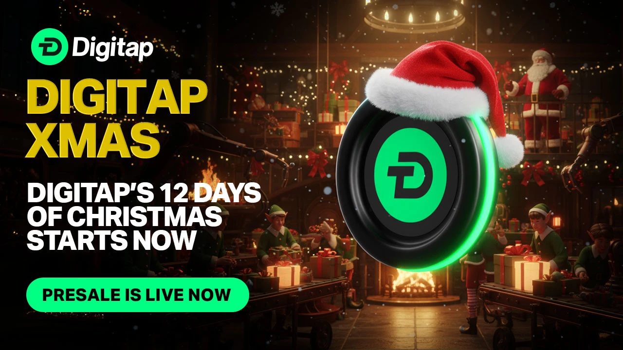 Digitap kriptovaluta karácsonyi akciós értékesítéási ajánlata