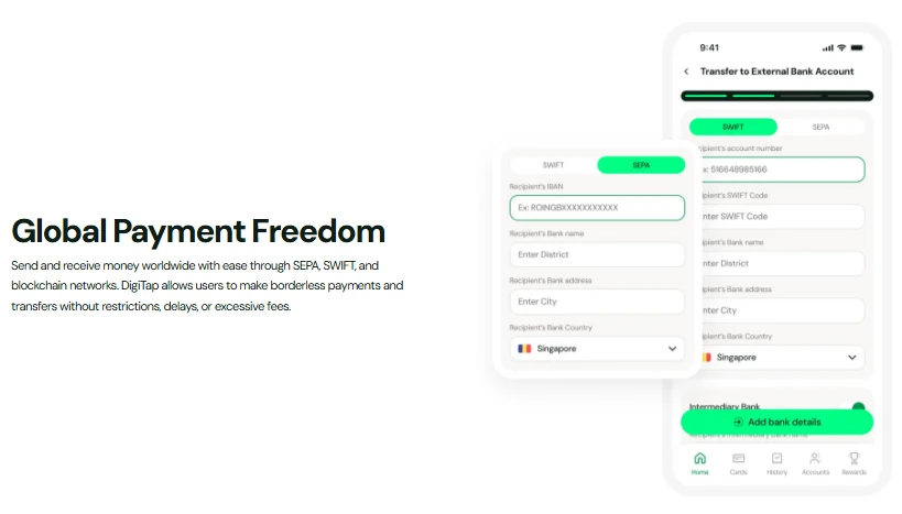 digitap kriptovaluta projekt applikációja