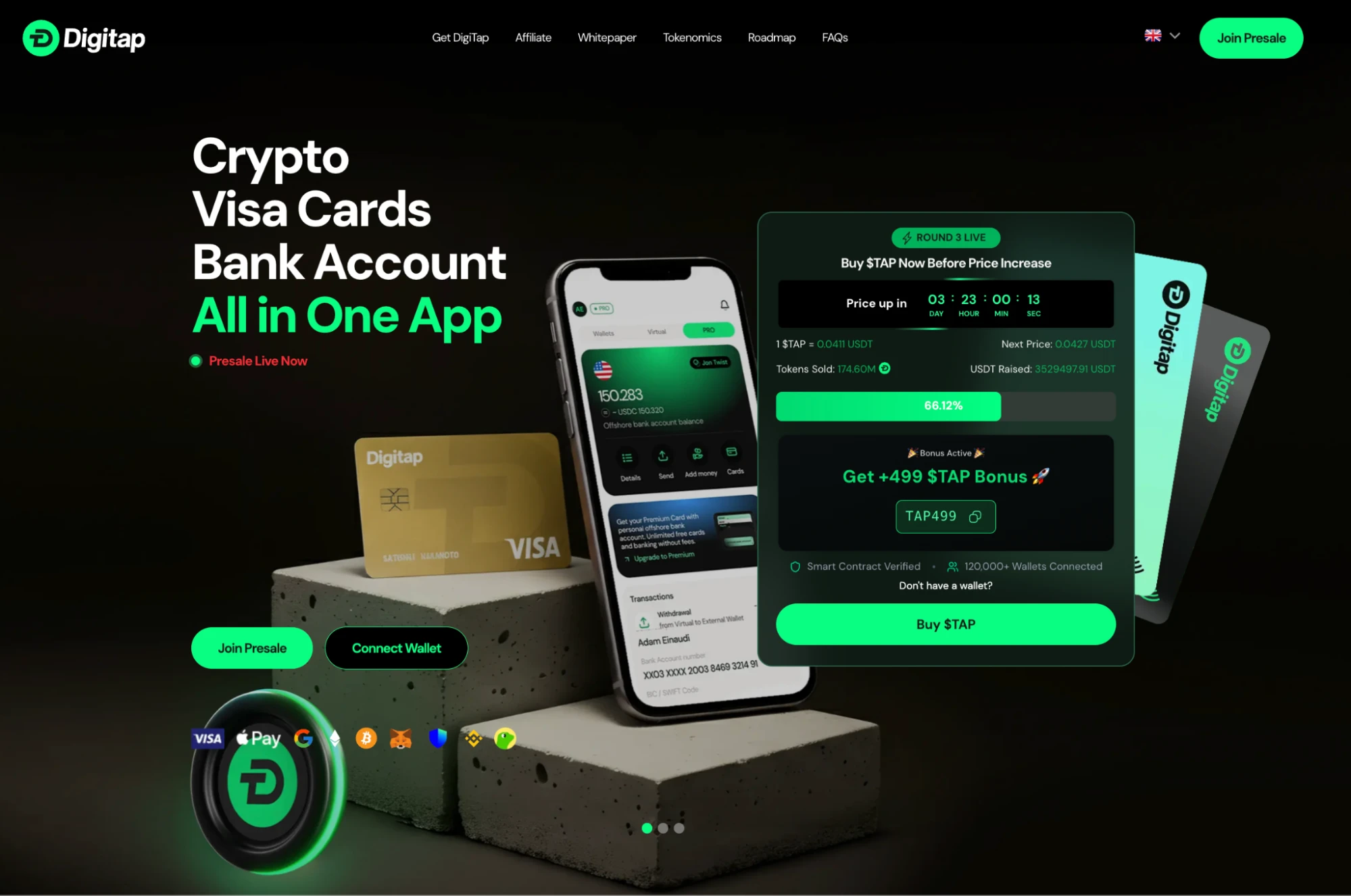 kriptovaluta alapú Visa kártya 