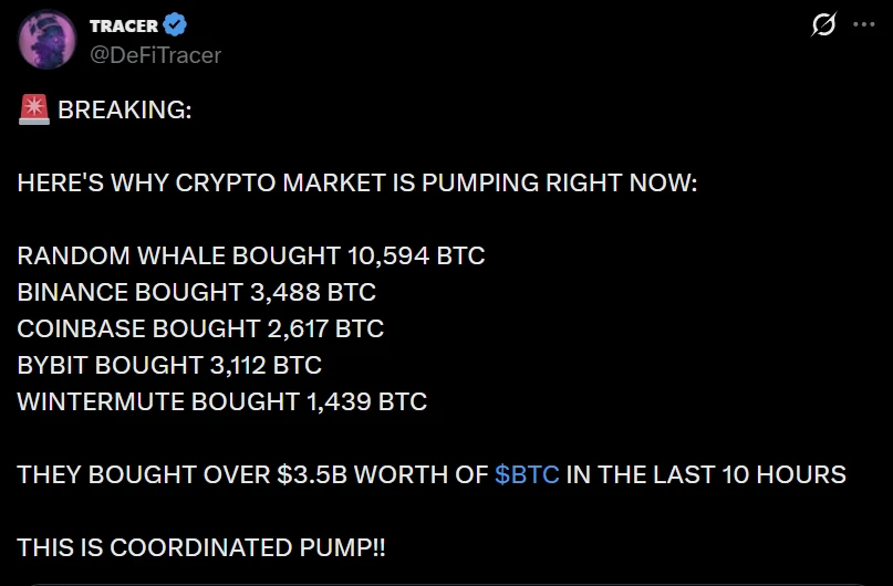 DeFitracer kripto blogger posztja