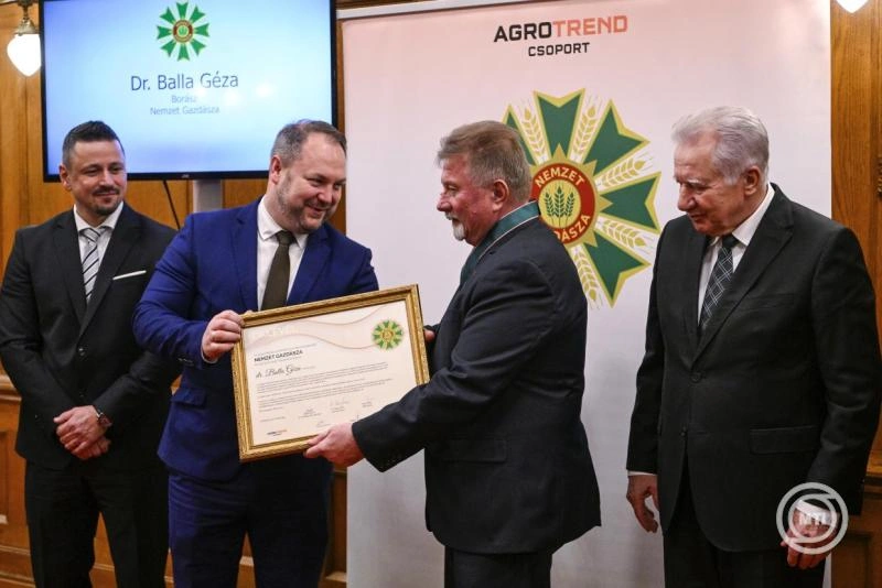Átadták a Nemzet Gazdásza címet