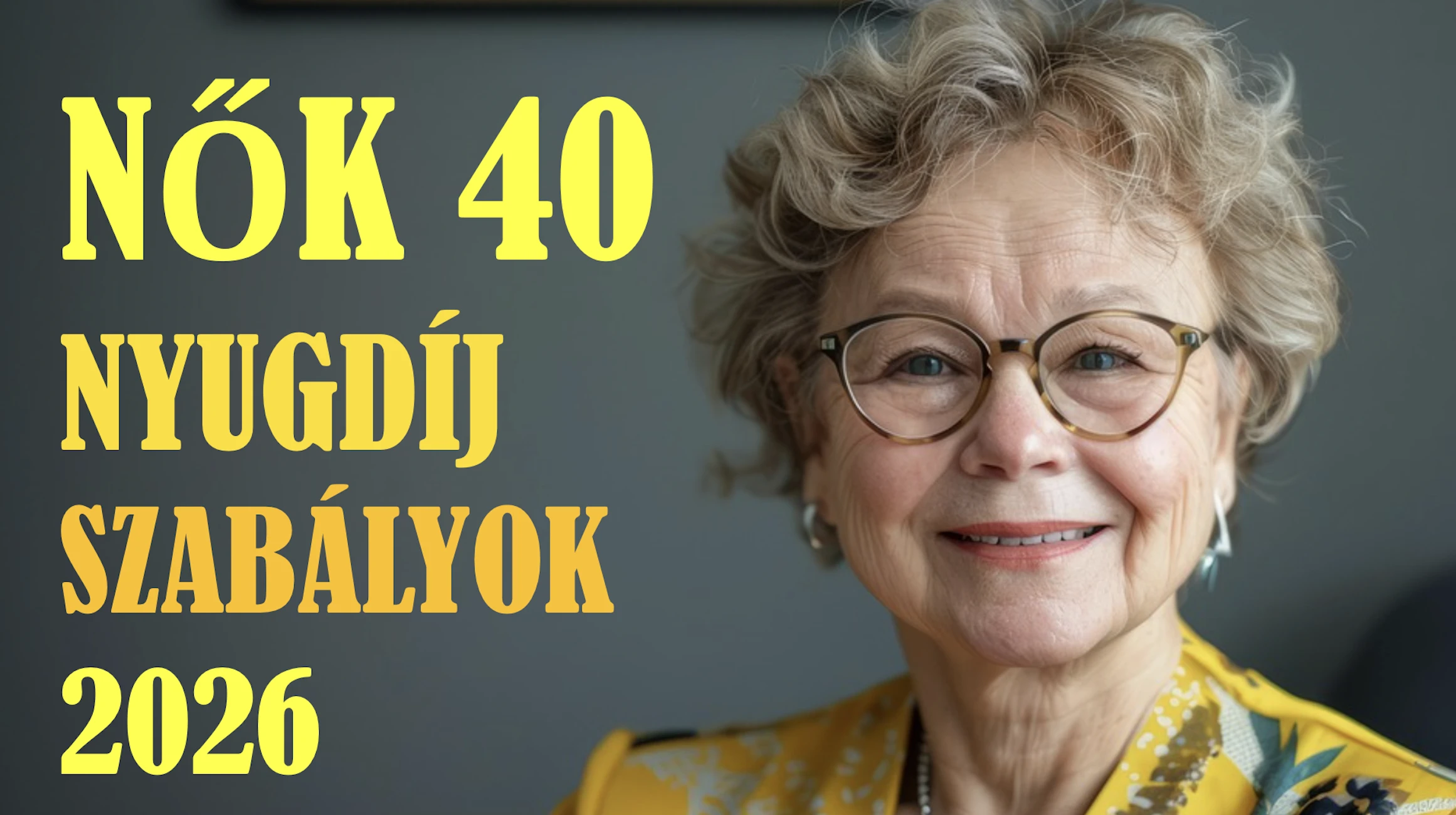 nők 40 nyugdíj oktatóvideó