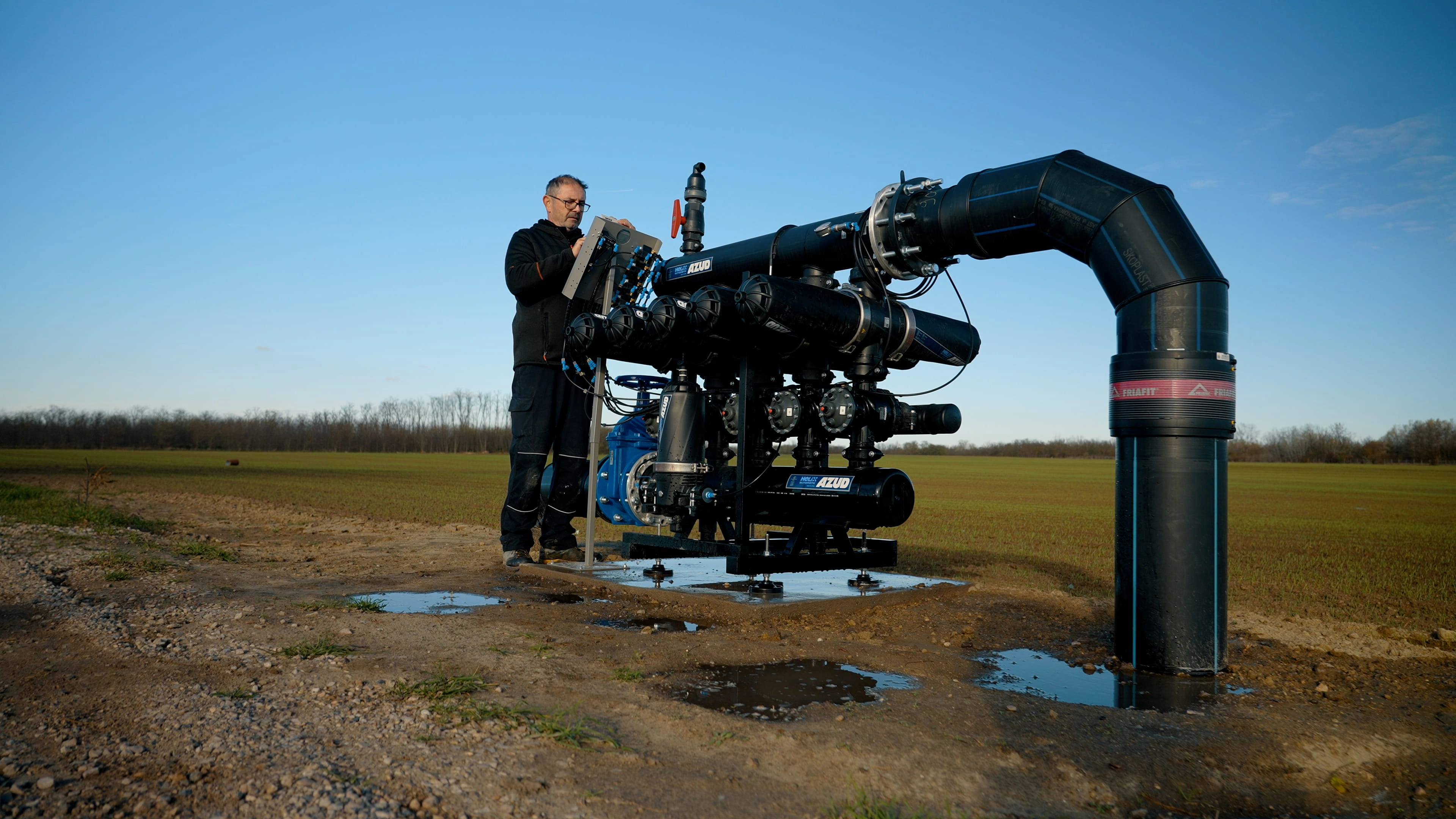 Európai szinten is kiemelkedő öntözési projekt valósult meg Mezőfalván