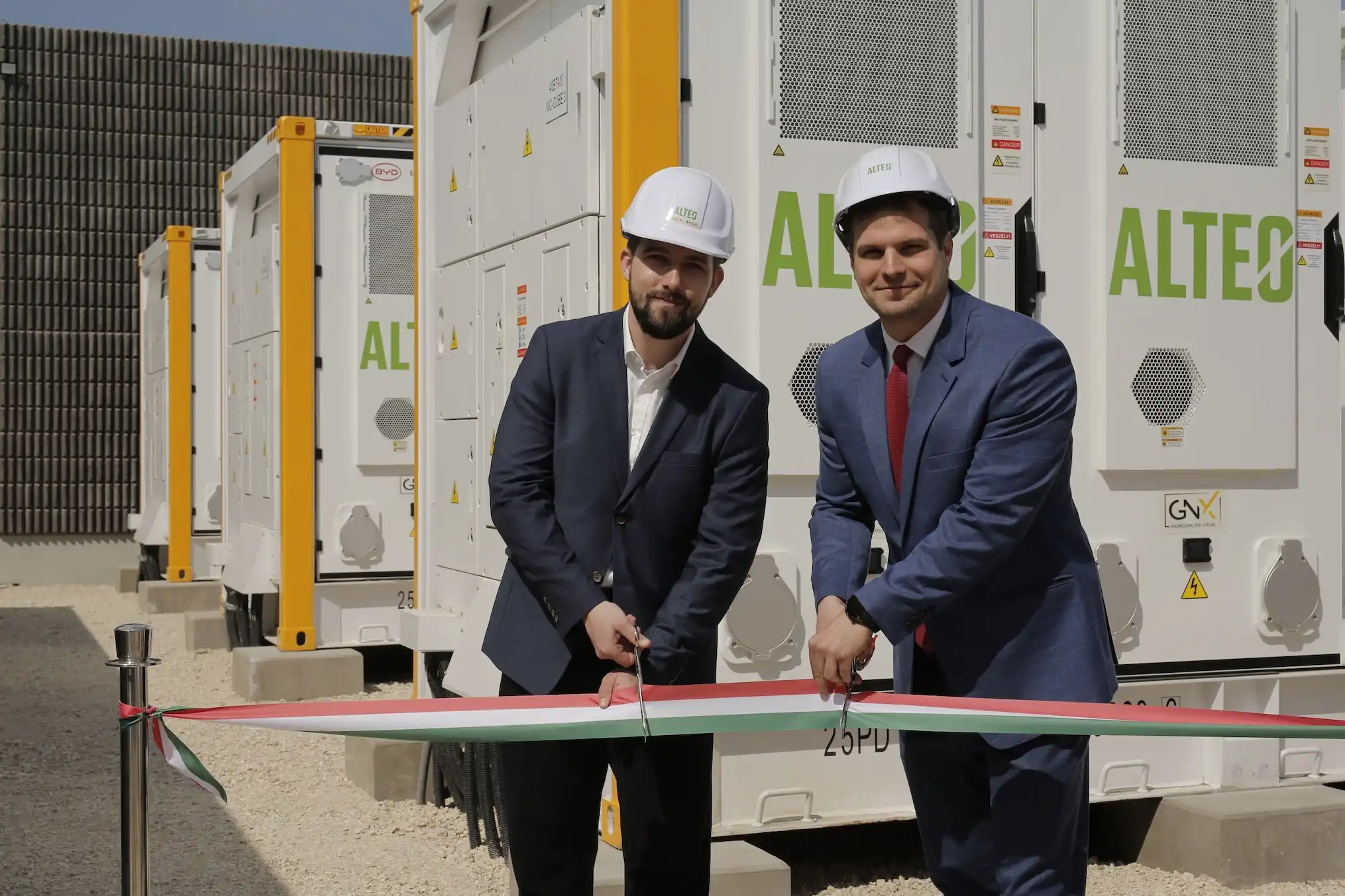 Az ALTEO átadta hatodik villamosenergia-tárolóját