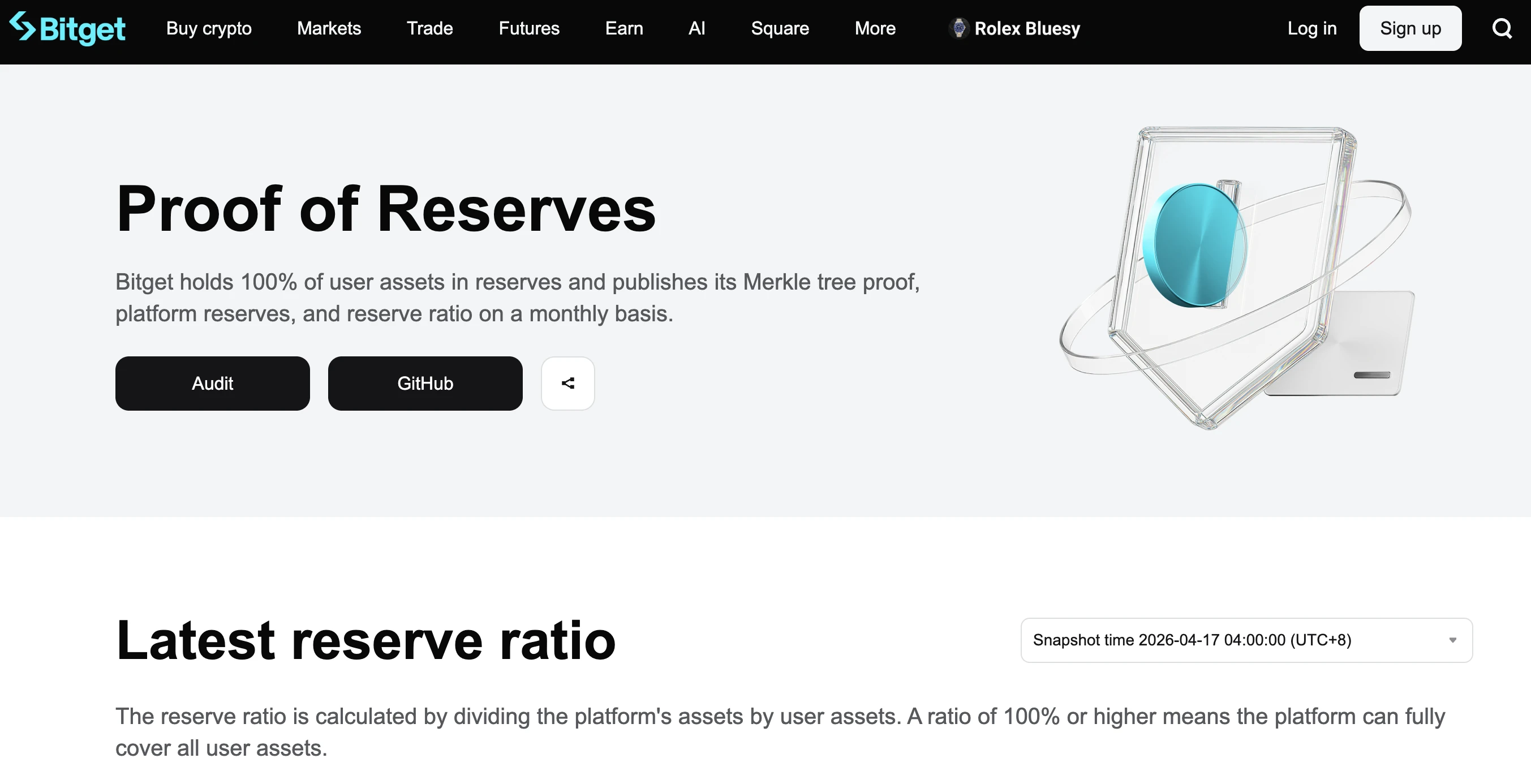 Bitget Proof of reserves